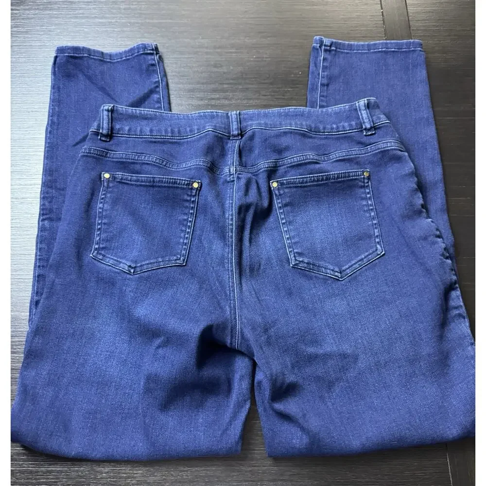 Chico’s Platinum Jeans Size 2/L 12 US 29.5 Inseam, Stretch Casual Lot Of 2 - Picture 2 of 7